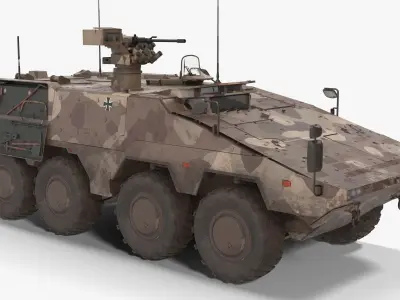 APC Boxer Desert Dirt 3D model