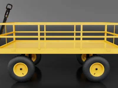 Warehouse Trolley 3D model