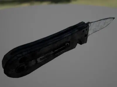 PBR Knife Model Low-poly 3D model