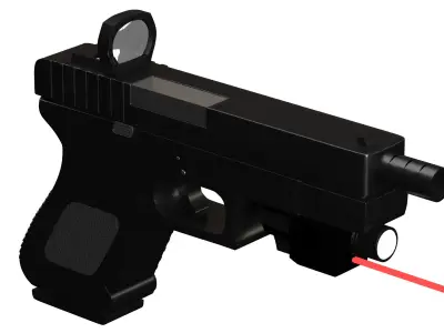 glock 19 3D model purchase