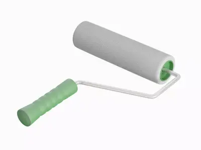 Paint Roller 01 Low-poly 3D model