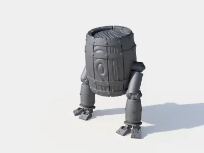 BARREL AUTOMATA 3D model