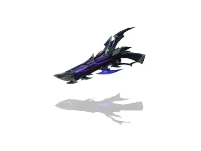 Succubus Gun Low-poly 3D model