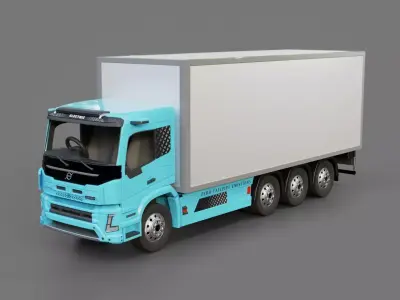 Volvo Electric FMX Cargo Truck 3D model
