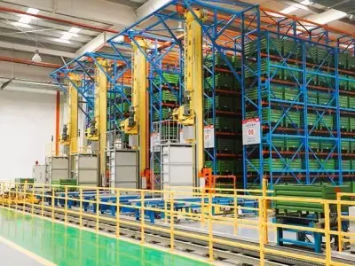 ASRS Stacker Crane - Automated Storage Retrieval System 3D model
