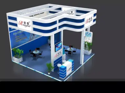 Exhibition - Area -6X6-3DMAX2012-011 3D model
