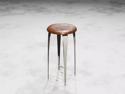 Metal Stool Free 3D model