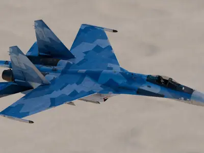 Sukhoi Su-35 3D model buy