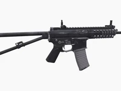 KAC PDW Low-poly 3D model