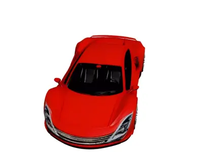 Concept Premium Sport Vehicle Futuristic Performance Design 3D model