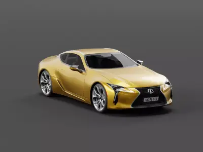 Lexus Lc Free 3D model