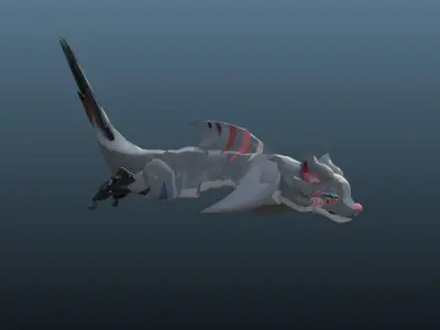 Aryx Kyurai Free low-poly 3D model