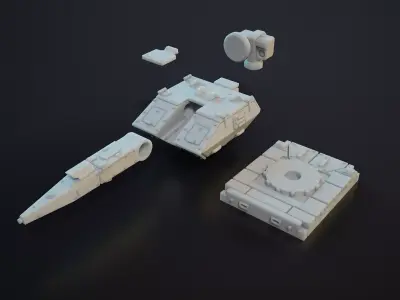 Skynex Air Defense System Scale 1 100 3D Print 3D print model