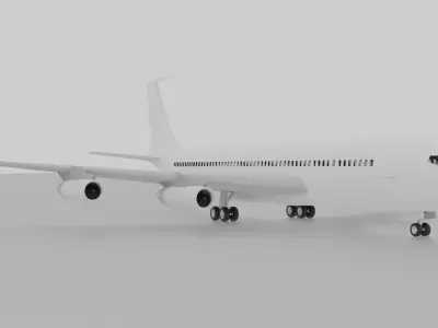 Boeing 707-320B 3D model