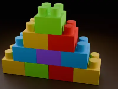 Kids Block 3D model