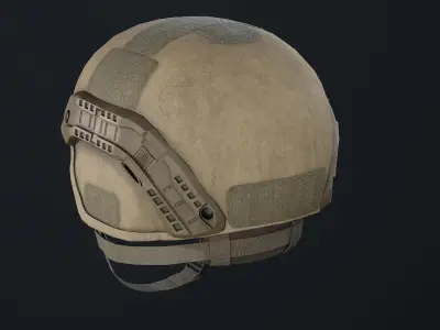 DOMINATOR II Ballistic Helmet Low-poly 3D model