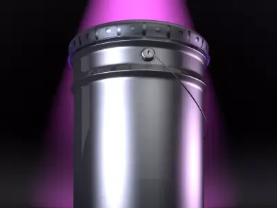 METAL BUCKET 3D model