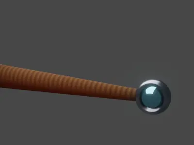 Sword Free low-poly 3D model 14