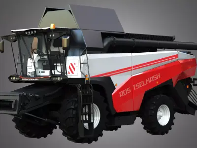 Rostselmash - RSM 161 Harvester Combine  3D model