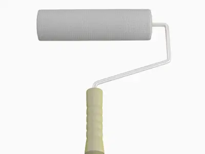 Paint Roller 02 Low-poly 3D model