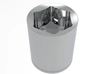 Deep Socket 11 mm 3D model