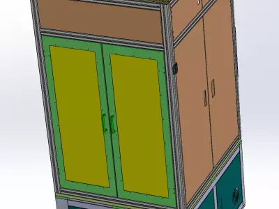 Four-axis CG automatic side screw fastening machine 3D model