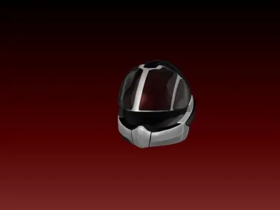 Robotech helmet Rig Hunter 3D print model