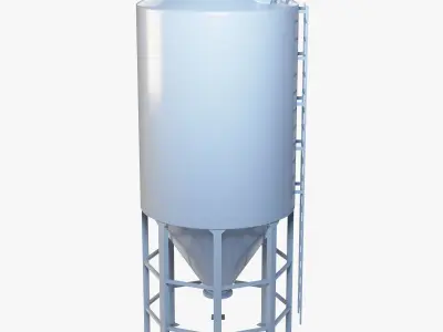 Silo Storage 3D model