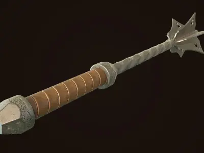 Collection of Maces 2 3D Model Pack