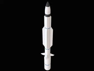 RIM-161 Standard Missile 3 3D model