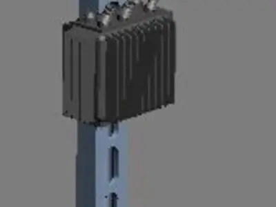 Electric transformation station Modelisme HO 3D print model