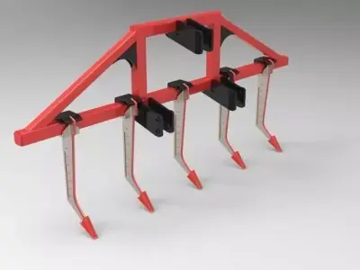 31 Inches Yeomans Plow  3D model