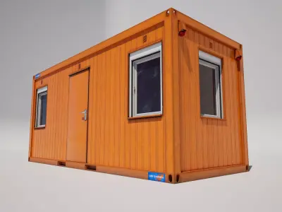 Construction Office Container 3D model