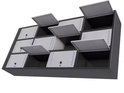 Coin Lockers 3D model