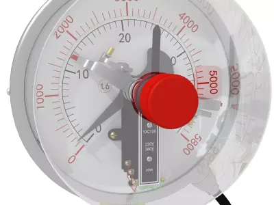 electron Pressure Gauge 3D model