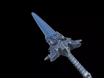 Fantazy Sword  Low-poly 3D model
