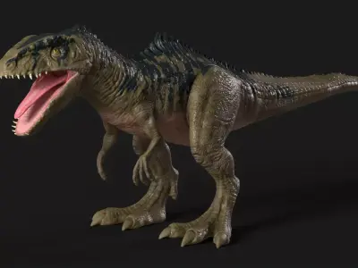 Dinosaur t - rex Low-poly 3D model