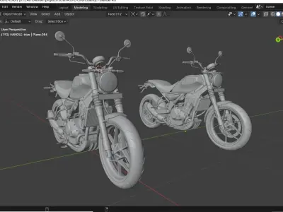 Royal Enfield Guerrilla 450 3D Model 3D model