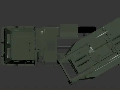 3D model of a military vehicle 3D model