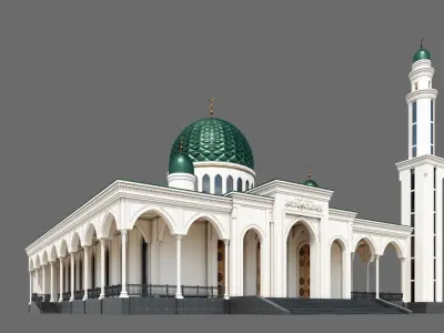Mosque ID018 3D model