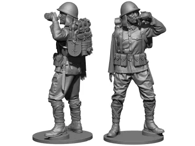 Japan soldier ww2 5 3D print model