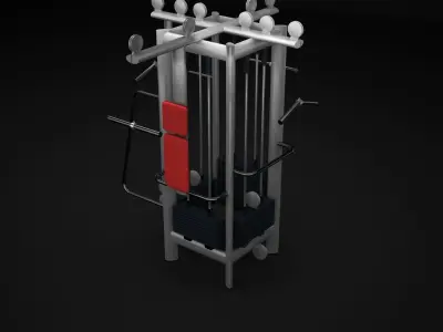 Cable Jungle Machine 3D model