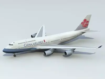 747-400 China Airlines 3D model