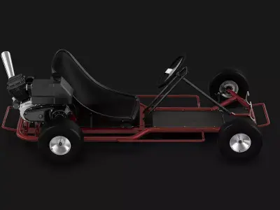 Racing Go-kart 3D model