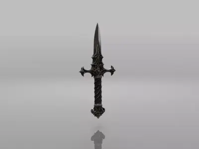 Ritual Dagger Prop Free low-poly 3D model