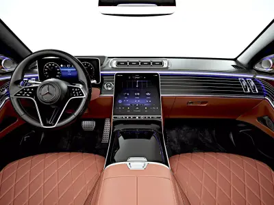 2021 Mercedes-Benz S-Class Long 3D model