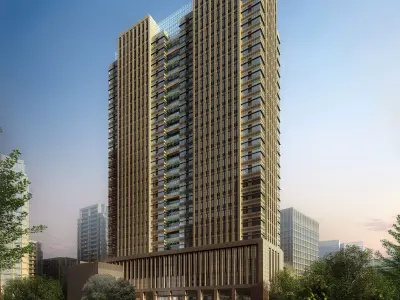 3Dmax fashion city commercial square building 253 3D model