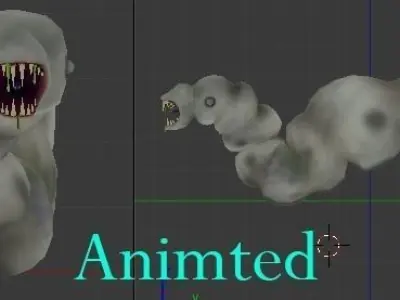 Space Monster Free low-poly 3D model