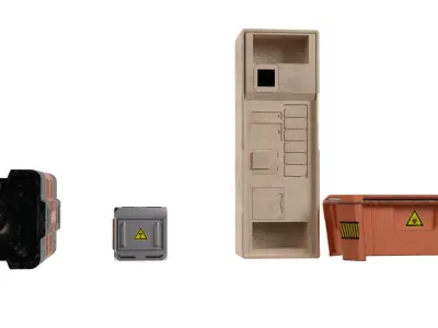 boxes and crates 3D model