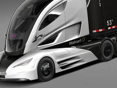 Walmart Truck 2015 3D model